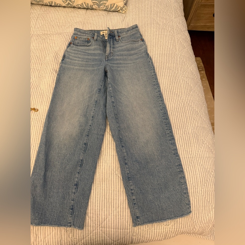 Madewell The Curvy perfect vintage wide leg crop jean